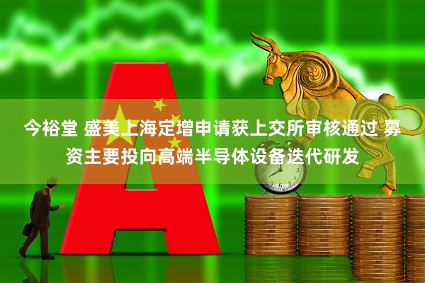 今裕堂 盛美上海定增申请获上交所审核通过 募资主要投向高端半导体设备迭代研发