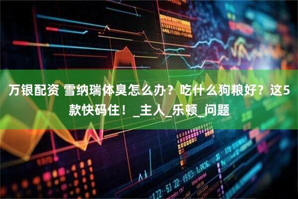 万银配资 雪纳瑞体臭怎么办？吃什么狗粮好？这5款快码住！_主人_乐顿_问题