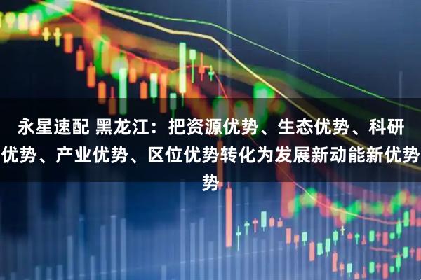 永星速配 黑龙江：把资源优势、生态优势、科研优势、产业优势、区位优势转化为发展新动能新优势