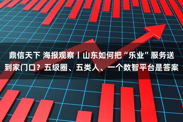 鼎信天下 海报观察丨山东如何把“乐业”服务送到家门口？五级圈、五类人、一个数智平台是答案