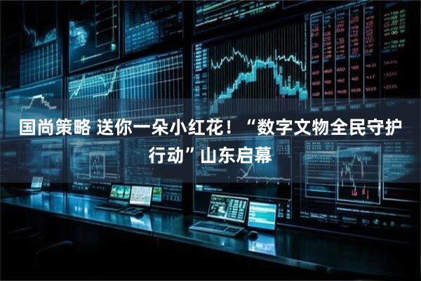 国尚策略 送你一朵小红花！“数字文物全民守护行动”山东启幕