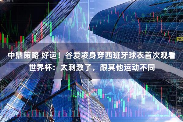 中鼎策略 好运！谷爱凌身穿西班牙球衣首次观看世界杯：太刺激了，跟其他运动不同
